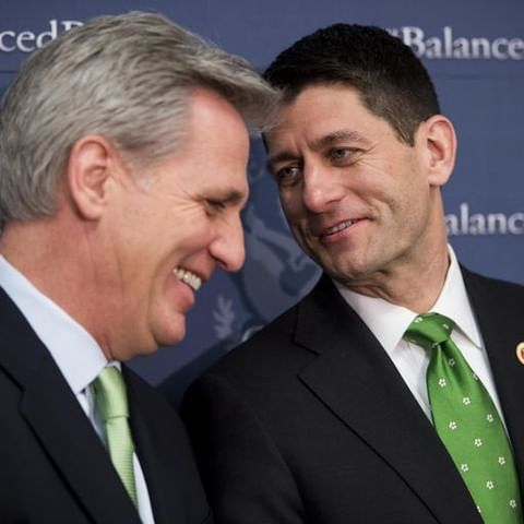 Rep. Kevin McCarthy (R-CA) pledged frequently that he would be an immigration hawk as House Minority Leader but is already stabbing the Trump revolution in his first days in the role. In a move that certainly put a smile on fellow 'Young Gun' Paul Ryan's face, McCarthy tossed pro-Trump, pro-border wall Rep.  #Betrayal #Cowardice #HouseFreedomCaucus #immigration #KevinMcCarthy #SteveKing #trump
