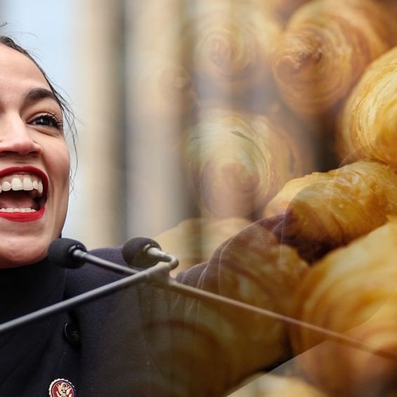 Freshman Congresswoman Alexandria Ocasio-Cortez (D-NY) took to Twitter Monday using a croissant as a prop for a fair minimum wage. â€œCroissants at LaGuardia are going for SEVEN DOLLARS A PIECE,â€� she tweeted.  #AOC #laguardia #croissants #Democrats #newyork #socialism